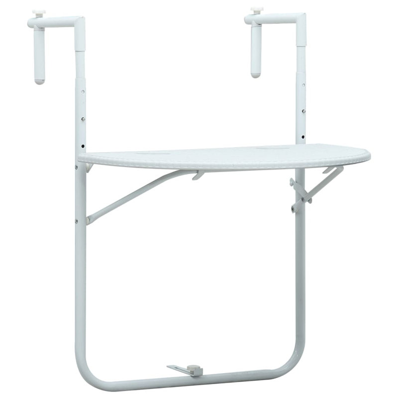 Tisdall Folding Outdoor Balcony Table , 60cm cm W 64cm cm D