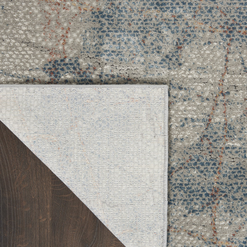 Abstract Indoor Rug, Rectangle 3'11" x 5'11"