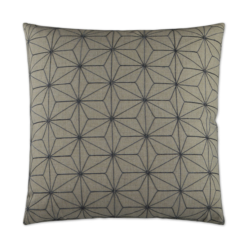 Crosby Pillow Cover & Insert, Graphite, Square 20"