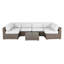 Ensemble de conversation pour 6 personnes avec coussins Euporie Wicker-499541374