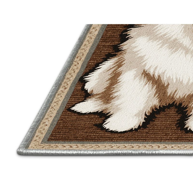  Tapis lavable pour chien esquimau américain, Rectangle 4pi x 6 pi