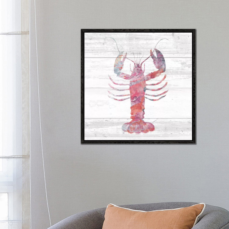 Ocean Life II by Sarah Adams - Gallery-Wrapped Canvas Giclée on Canvas, Black Framed, 66.04 cm H x 66.04 cm W