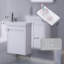 Ensemble de meuble-lavabo simple mural 16 po-1568307716