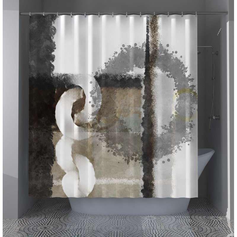 Abstract Shower Curtain