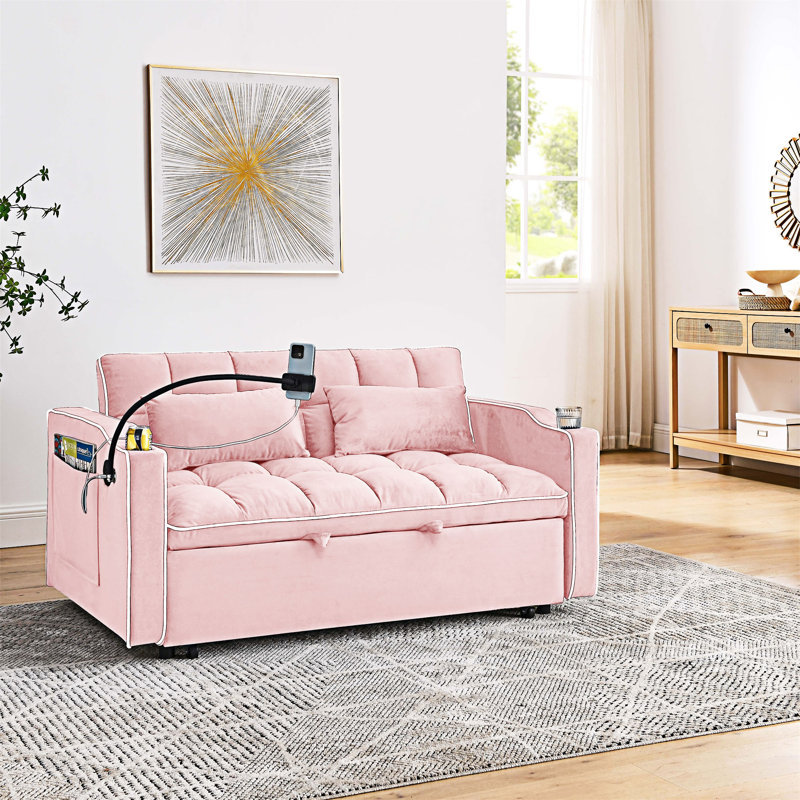 Pull-Out Sofa Bed With USB Port