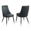 Goodridge 7Pc Contemporary Dining Set, Black/Vintage Grey