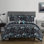 ALEX + BELLA Next Level Dark Gray/Blue Microfiber Comforter Set