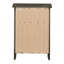 Table de chevet chic et transitionnelle grise-257923103
