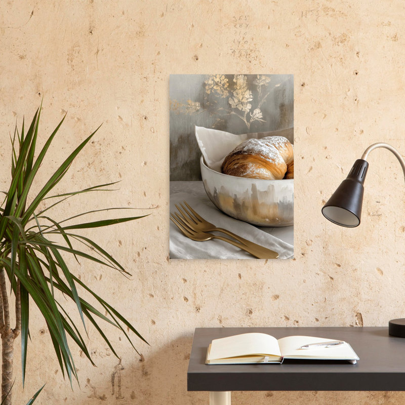 Art mural contemporain élégant et élégant, 24" H x 16" W