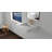 Badeloft 23.6" x 19.6" Square Stone Resin Wall Mounted Bathroom Sink WT-04-E-M in Matte White-40673388