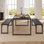 Ezzah Rectangular Dining Set with Benches