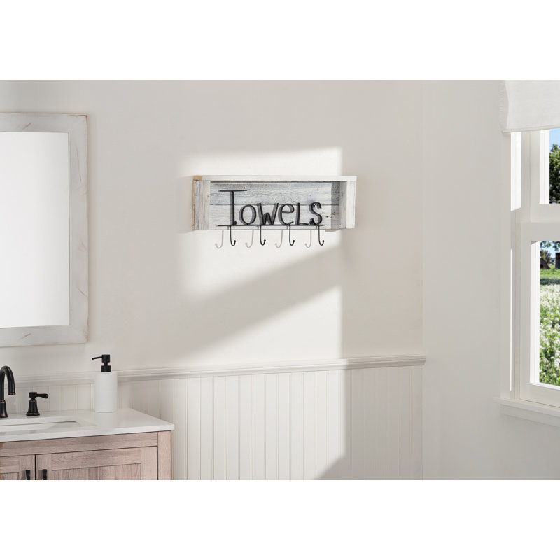 Tablette décorative Deo, Blanc délavé