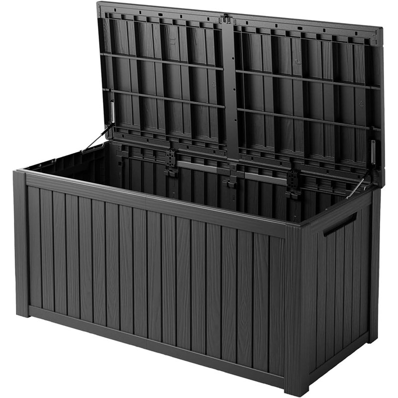 Boîte de rangement imperméable 150 gallons, boîte de rangement en résine verrouillable pour ...