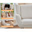 Ensemble de chaises à dossier haut 31,2 po Corduroy-93363948