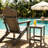 Adirondack Square Outdoor Side Table