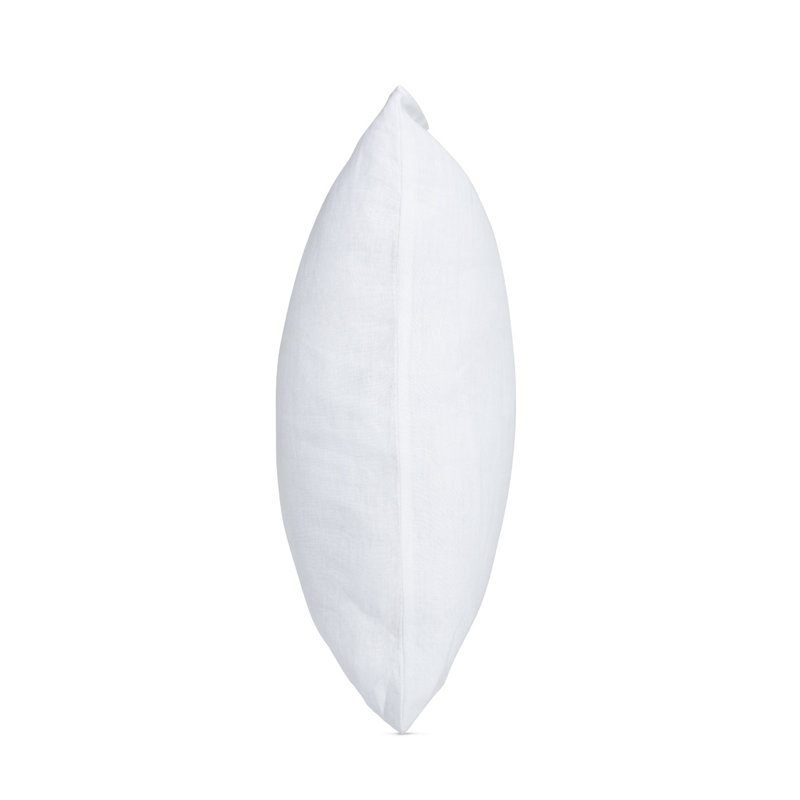 Addison Linen Duvet Set - White, Queen Duvet Cover + 4 Shams + 1 Pillow