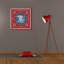 «True Blue Bandana E» par Jean Plout, art mural sur toile, 26 po x 26 po-237034088