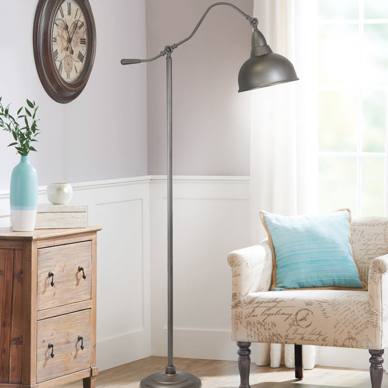 Ukee 63'' Task Floor Lamp, Slate Gray