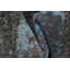 Tapis oriental délavé à motif abstrait 5 x 8