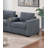 Modern Style L-Shape 4Pc Sectional Set Dark Gray Finish Reversible Loveseat USB Ports Cup Holder Armless Chair Plastic Legs Corduroy Upholstered Primary Living Room-685061679
