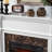 TV Stand with Fireplace Insert, Remote Control and Timer LED Flame-384938689