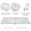 Meuble-lavabo simple avec plateau Pacen 36,00