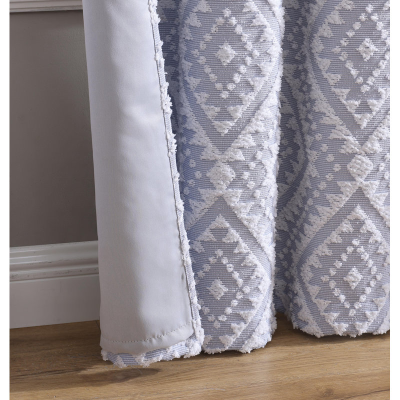 Panneau de fenêtre simple occultant avec passe-tringle Swift Home, L 54 po x L 95 po, Bleu