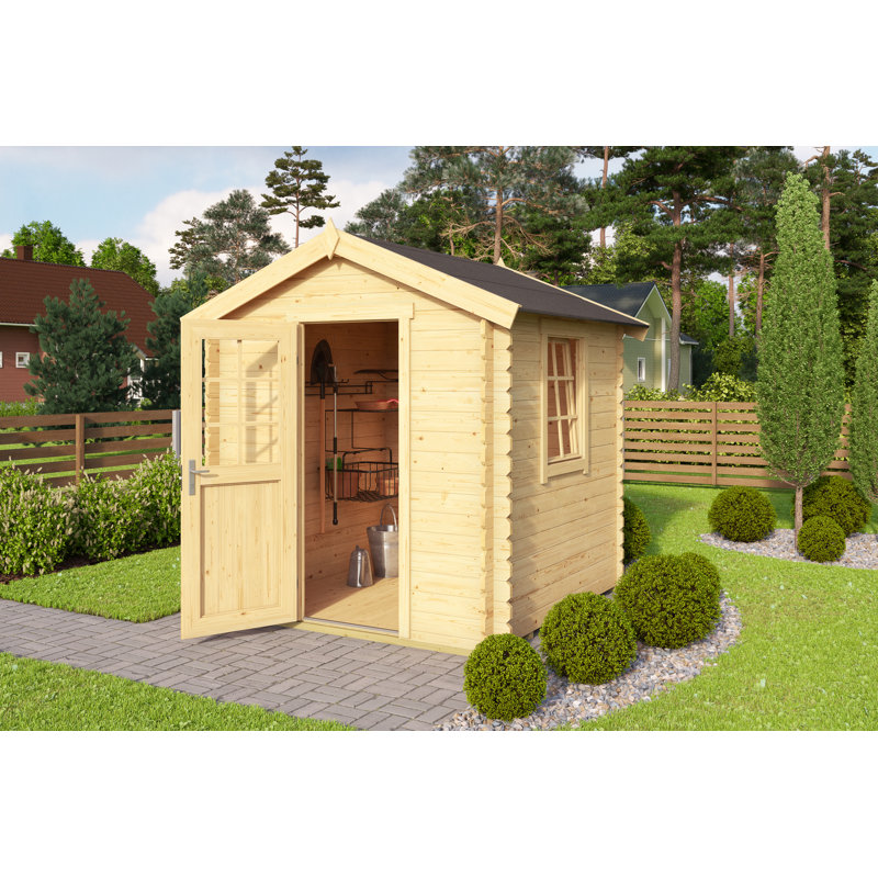 Lasita Wels 1 - 7 x 7 Ft. Apex Roof Summerhouse With Single Glazing (28mm)