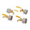 Robinet de baril en acier inoxydable 4PCS, robinet de baril en laiton