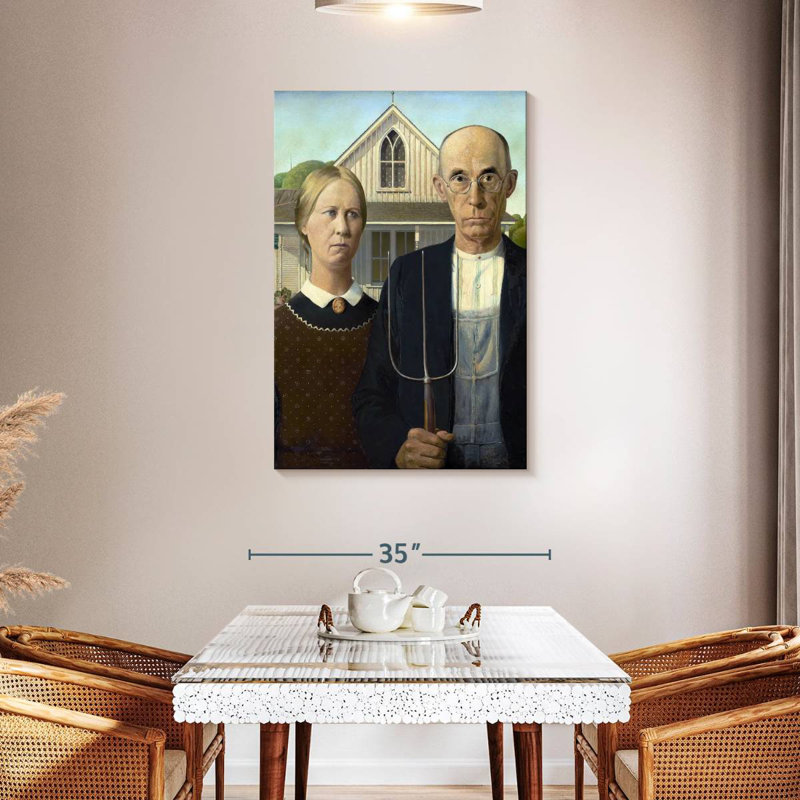 Leisha American Gothic, 45" H x 30" W