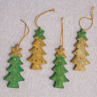 5.5'' Wood Holiday Shaped Ornament