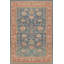 Tapis décoratif à motif floral traditionnel bleu-rouge-1475859882