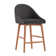 Loyd Upholstered Counter Stool with Solid Wood Frame