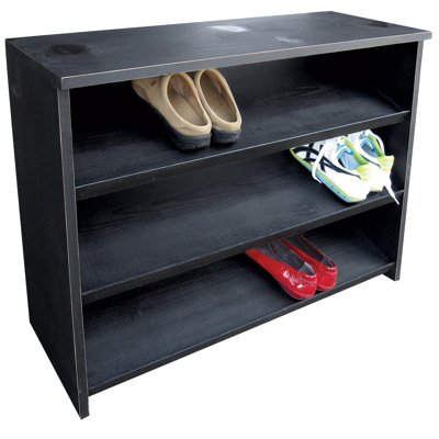 9 Pair Solid Wood Shoe Rack