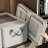 4Pcs Striped Fabric Storage Box, Built-In Large Reinforced Storage Box, Foldable Storage-1512365665