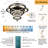 W24" Big Flower Modern LED Crystal Chandelier 3000-6000K Dimming Lighting Fixtures-1415392501