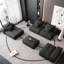 Canapé modulaire surdimensionné Boneless avec coussins moelleux et combinaisons multiples-683378835