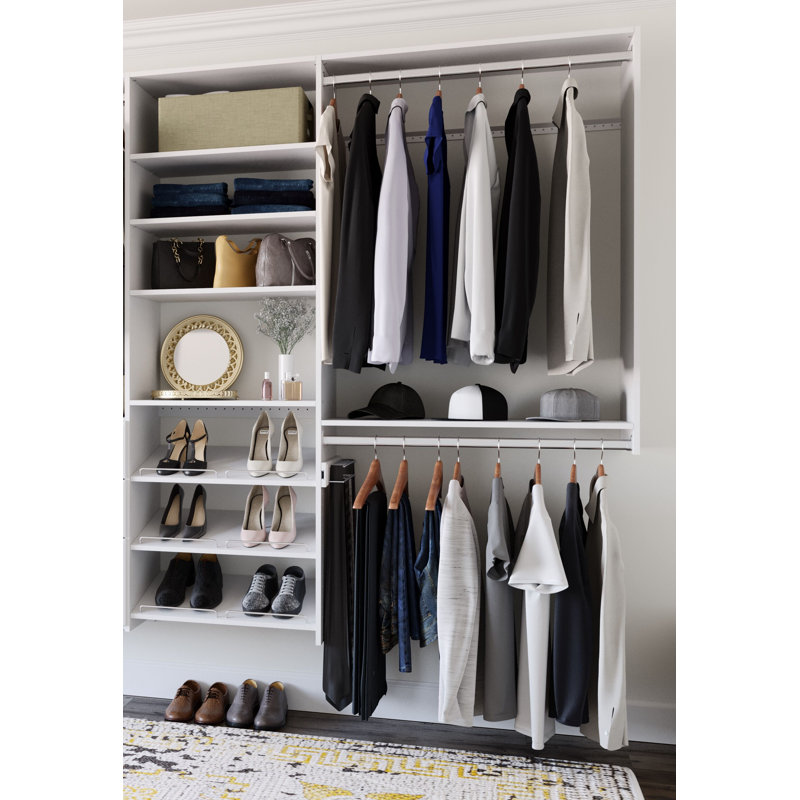 96'' - 120'' Starter Kit (Can Be Cut To Fit), White