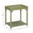 Madeline Scalloped Rectangle Side Table Green-529836940