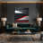 Hard Edge 94 Black Canvas Wall Art-303651582