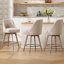 Tabouret de comptoir pivotant 26 po Makylia-1827823534
