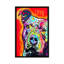 «Thoughtful Pit Bull», reproduction sur toile tendue-22931588-72675548
