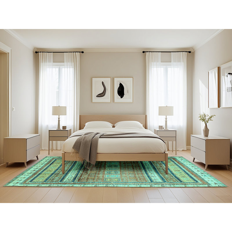 Delenn Abstract Indoor Rug, Rectangle 5' x 8'