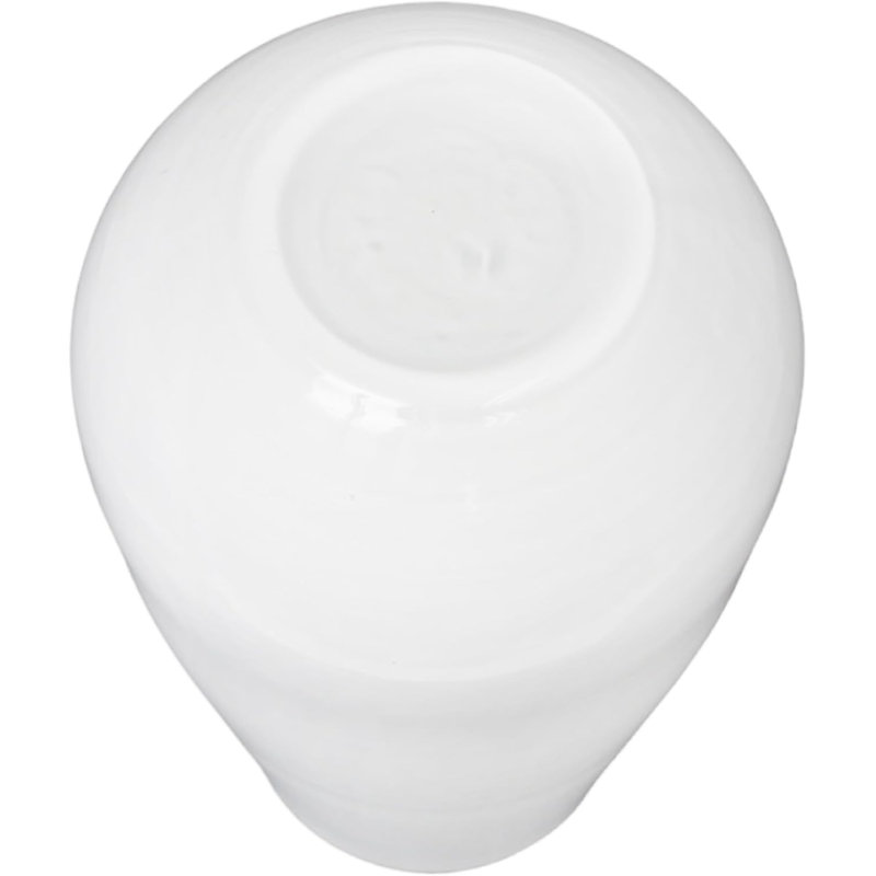 Hosley Frosted Glass Vase – 8" High Decorative Vase for Floral Arrangements, Centerpieces, Kitchen, Living Room, Bedroom, Office & Home Décor