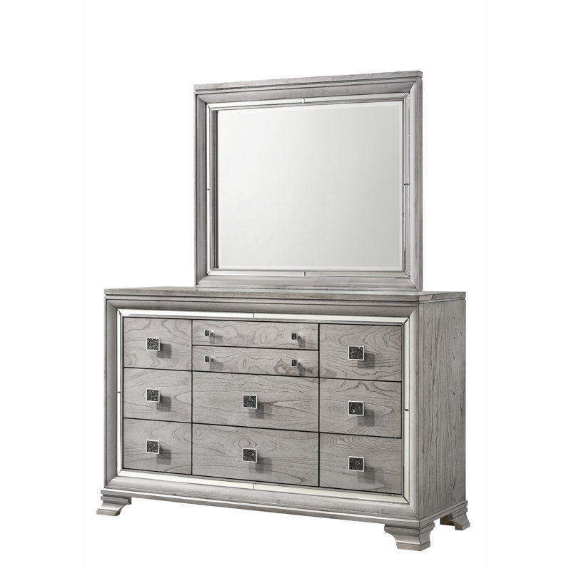 Commode en bois, commode de rangement pour chambre à coucher