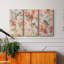 Bluebirds and Blossoms - Ensemble de 3 toiles tendues-1143038079