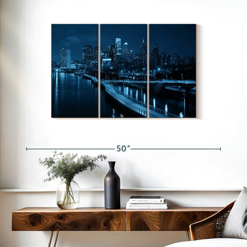 Horizon urbain de Sireci, Philadelphie, H 24 po x l 38 po