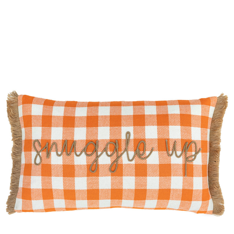 Orionis Orange Square Cushion