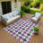 Machine Washable Indoor/Outdoor Gursevak ACN2237 Geometric Rug-1970413507