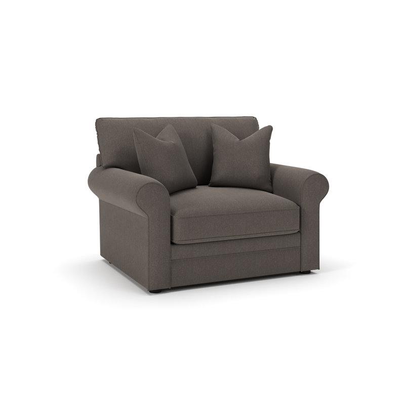 Chaise et demi Charlie, Gris anthracite Drusky